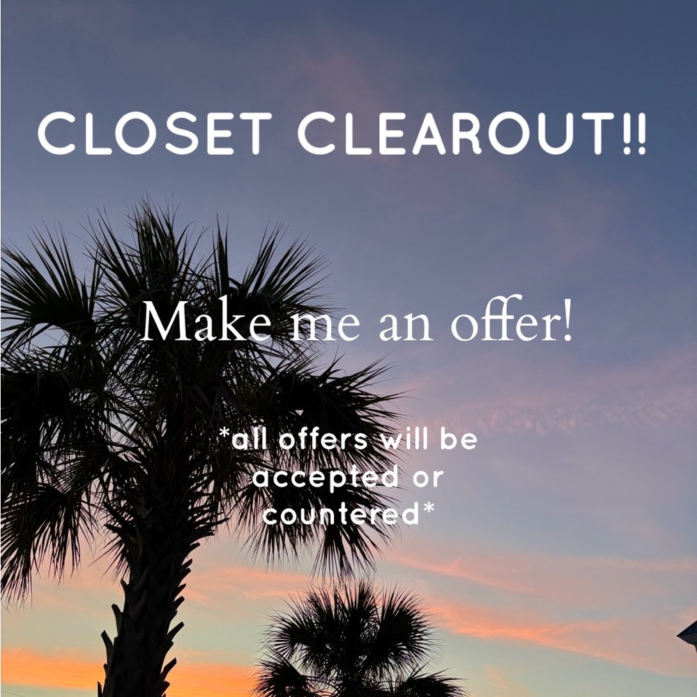 CLOSET CLEAR OUT !!! Make me an offer